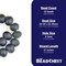 Super Jumbo Recycled Glass Beads - Beaded Wall Hangings - Extra Large African Sea Glass Beads 32-35mm - The Bead Chest (Black)
